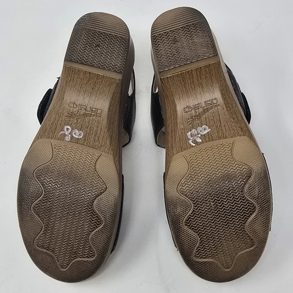 Dansko women eu 39 us 9 sonnet sandals shoes black leather strappy summer gorpco - Picture 11 of 11